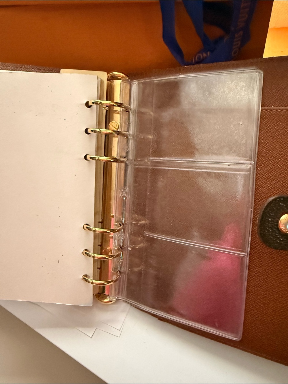 Louis Vuitton Monogram Notebook Agenda Cover in Brown and Tan - Picture 7 of 12